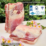 Beef rib SHORTRIB daging iga sapi frozen Australia GREENHAM crossed cuts for galbi bulgogi 3/8" 1cm (price/kg 11-12pcs)